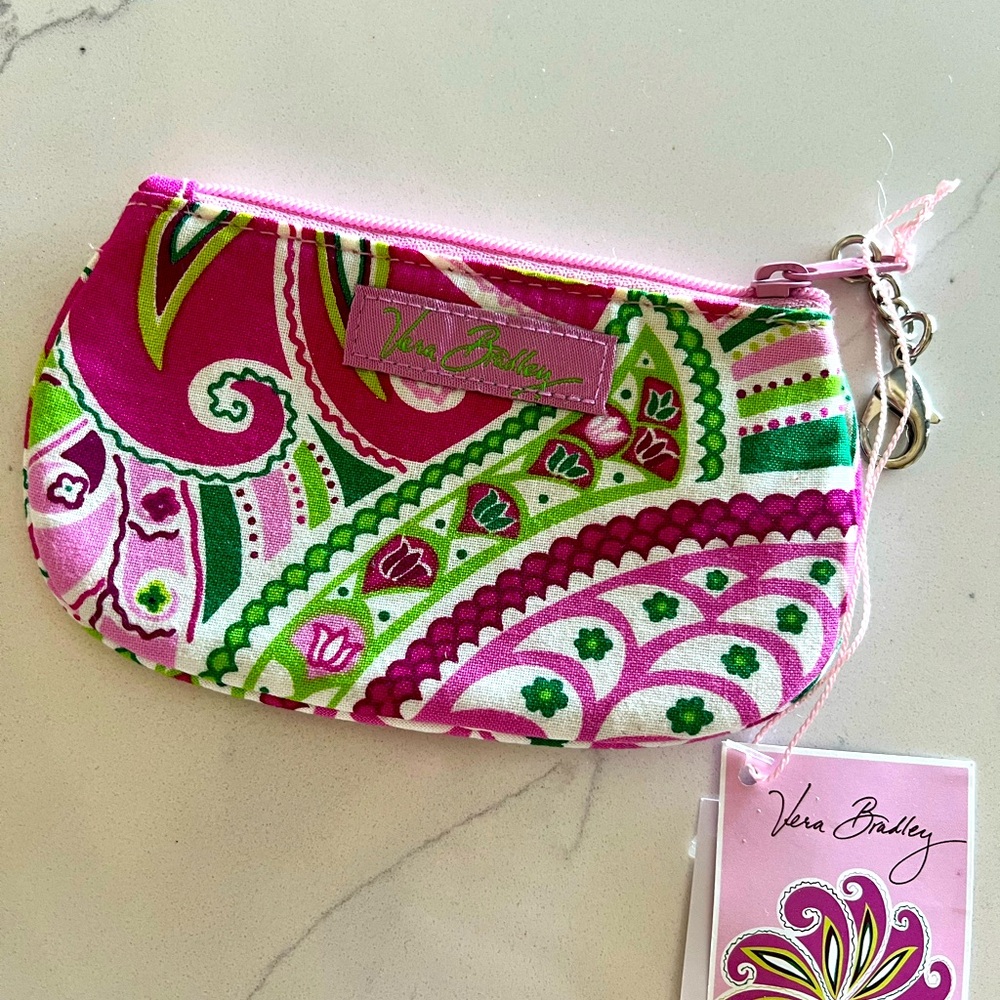 NWT Vera Bradley Clip Zip ID Pouch
